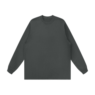 Unisex Raw Hem Long Sleeve T-Shirt