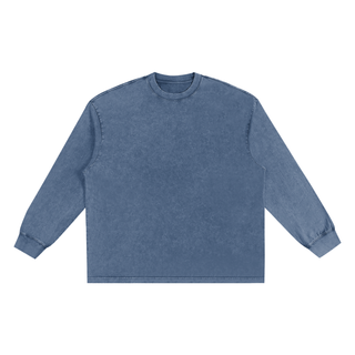 Snow Washed Frayed Edge T-Shirt