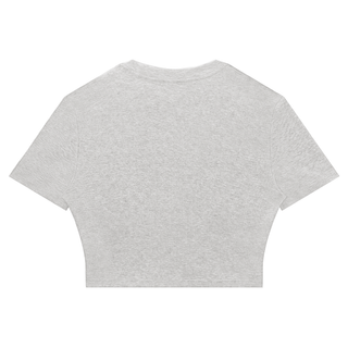 Women's Slim Ribbed Crop T-Shirt