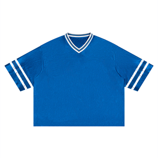 Unisex Boxy Striped Soccer Jersey