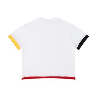Unisex Boxy Color Block T-Shirt