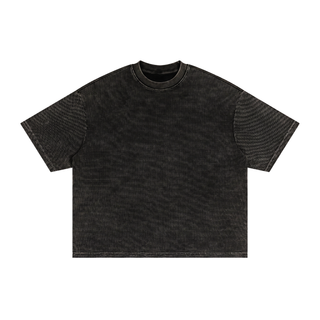 Textured Waffle Washed Boxy T-Shirt