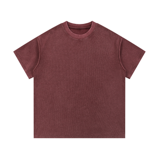 Mineral Wash Waffle Knit T-Shirt