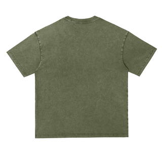 Snow Washed Heavyweight Oversize T-Shirt