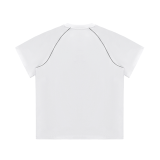 Striped Contrast Stitch T-Shirt