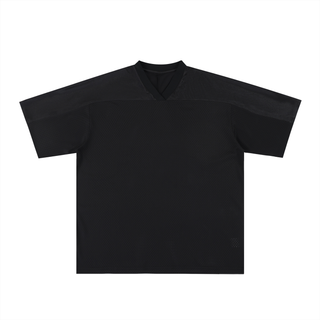 Oversized Mesh V-Neck Soccer Jersey