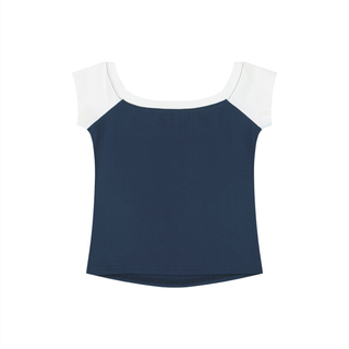 Women's Color Block Raglan Baby T-Shirt