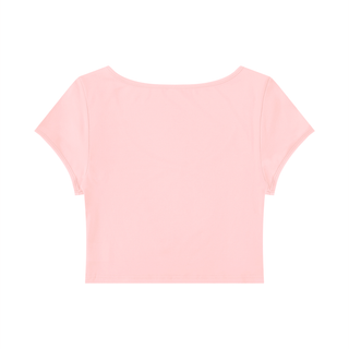 Women's Slim Cap Sleeve Crop T-Shirt