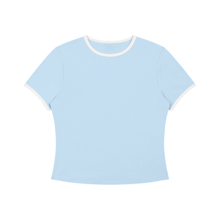 Women’s Color Block Crop T-Shirt