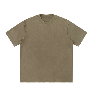 Heavyweight Vintage Washed Frayed T-Shirt
