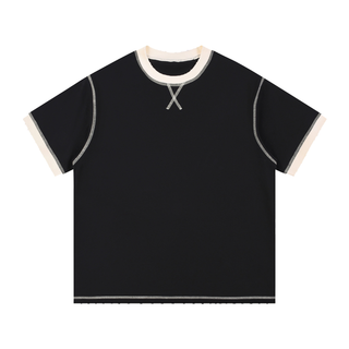 Contrast-Stitched Cotton T-Shirt