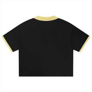 Unisex Collared Piping Boxy Soccer Jersey