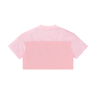 Women’s Cropped Paneled V-Neck Jersey