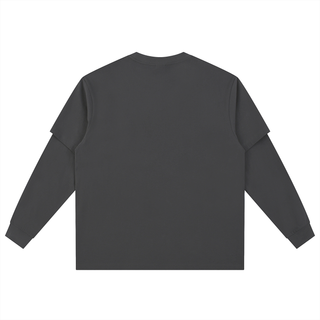 Layered Long Sleeve Oversized Tee