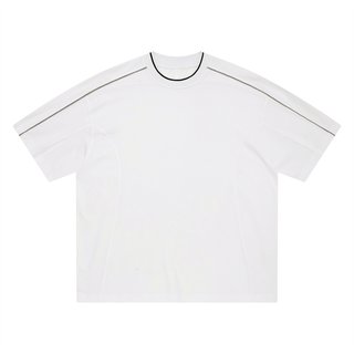 Unisex Oversized Contrast Tape T-Shirt