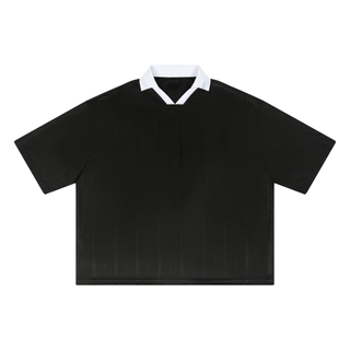 Unisex Striped Boxy Soccer Jersey