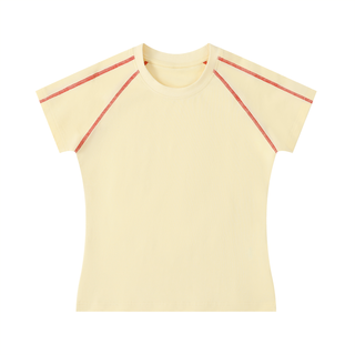 Women's Contrast Stitch Raglan T-Shirt