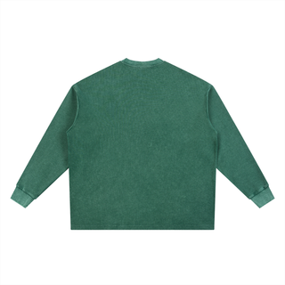 Mineral Wash Waffle Oversized T-Shirt