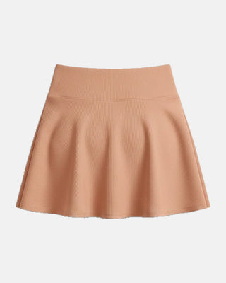 Anti-Exposure Striped Athletic Skirt
