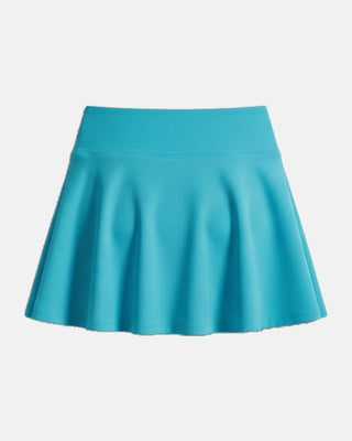 Anti-Exposure Striped Athletic Skirt