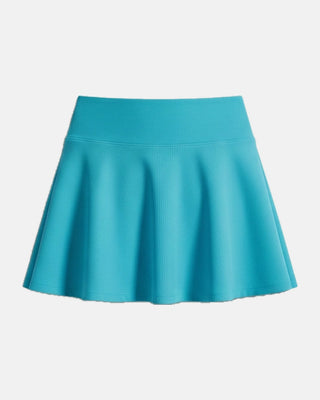 Anti-Exposure Striped Athletic Skirt
