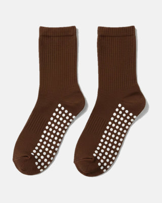 Anti-Slip Pilates Knee-High Socks – Toe Style