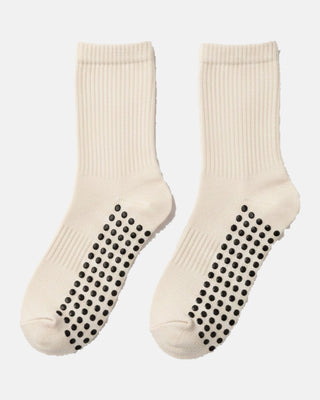 Anti-Slip Pilates Knee-High Socks – Toe Style