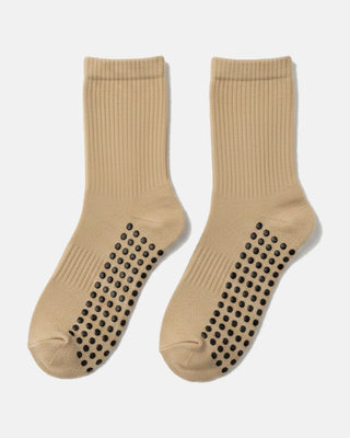 Anti-Slip Pilates Mid-Calf Socks – Regular Style