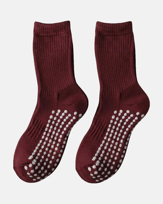 Anti-Slip Pilates Mid-Calf Socks – Regular Style