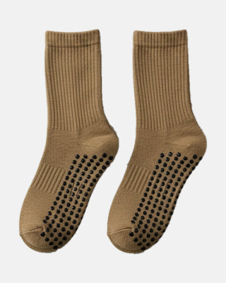 Anti-Slip Pilates Mid-Calf Socks – Regular Style