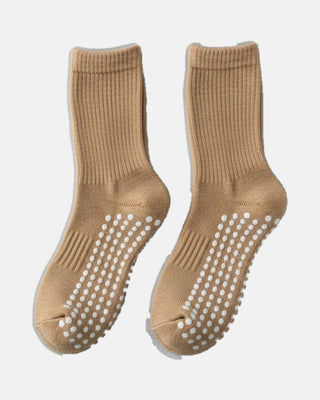 Anti-Slip Pilates Mid-Calf Socks – Regular Style