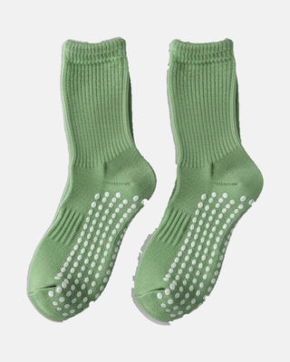 Anti-Slip Pilates Mid-Calf Socks – Regular Style