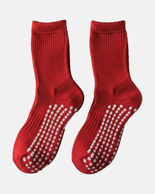 Anti-Slip Pilates Mid-Calf Socks – Regular Style