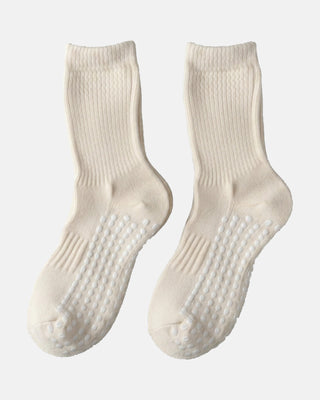 Anti-Slip Pilates Mid-Calf Socks – Regular Style