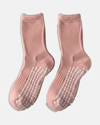 Anti-Slip Pilates Mid-Calf Socks – Regular Style