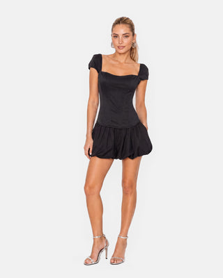 Boned Satin Corset Top
