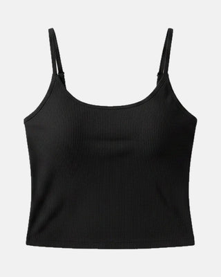 Breathable Ice Silk Cooling Camisole with Built-In Bra Pads