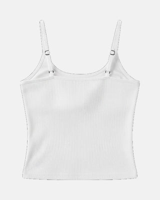 Breathable Ice Silk Cooling Camisole with Built-In Bra Pads