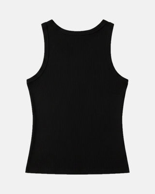 Crew Neck Tank Top with Built-In Bra