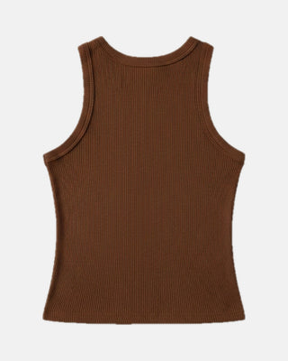 Crew Neck Tank Top with Built-In Bra