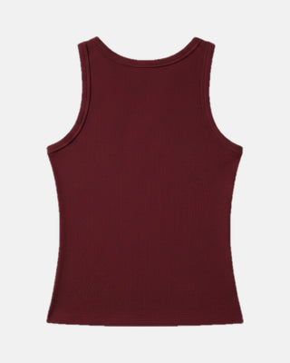 Crew Neck Tank Top with Built-In Bra