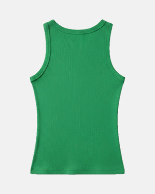 Crew Neck Tank Top with Built-In Bra