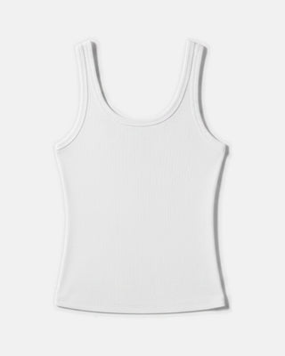 Crew Neck Tank Top with Built-In Bra
