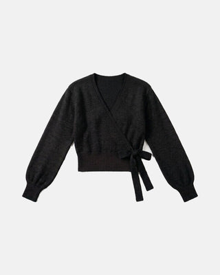 The Tie-Front Knit Crop