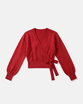 The Tie-Front Knit Crop