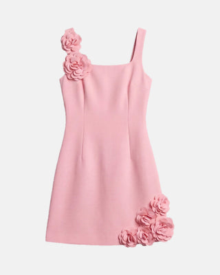 Floral Strap Backless Mini Dress