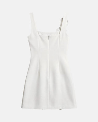 Floral Strap Backless Mini Dress