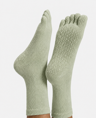 Crew Toe Grip Socks