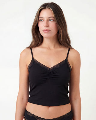 Cotton Bamboo Cropped Cami