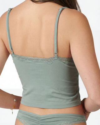 Cotton Bamboo Cropped Cami
